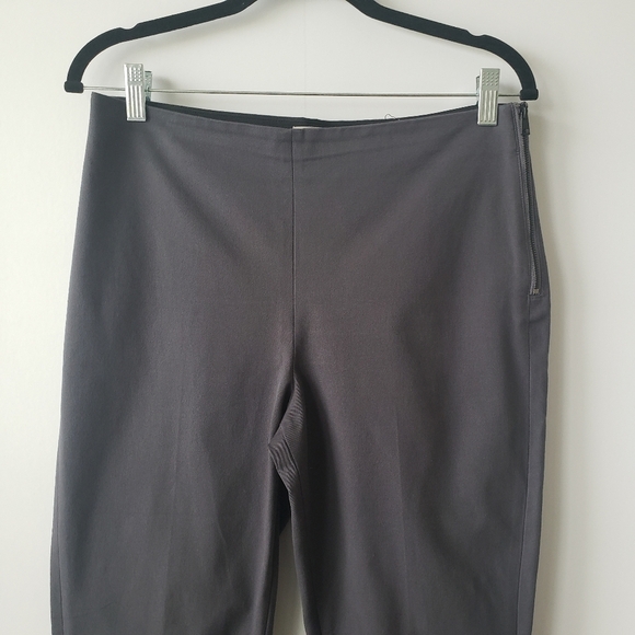 Everlane gray the side-zip stretch cotton pants size 10 - Picture 3 of 6